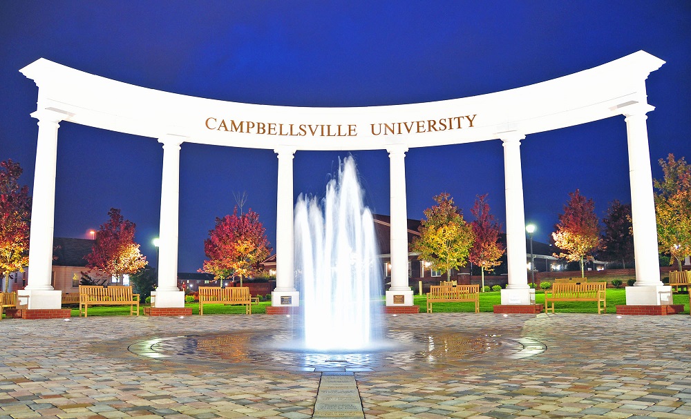 Campbellsville University Fountain