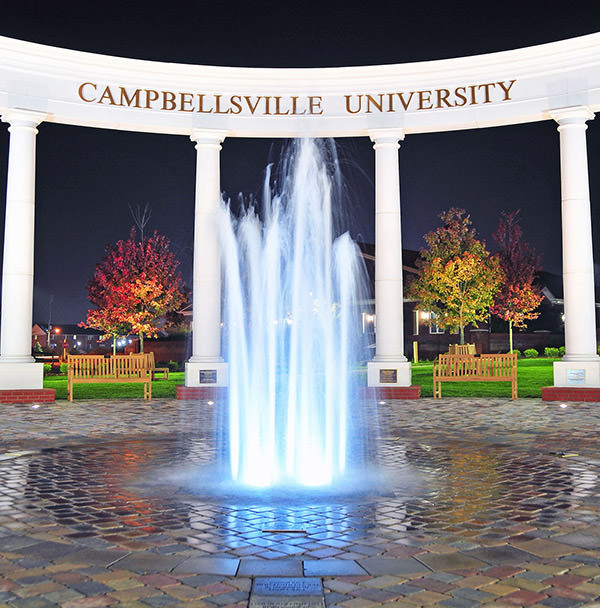 Campbellsville University Fountain