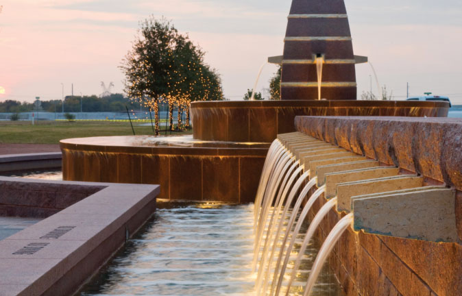 Frisco Square Fountain