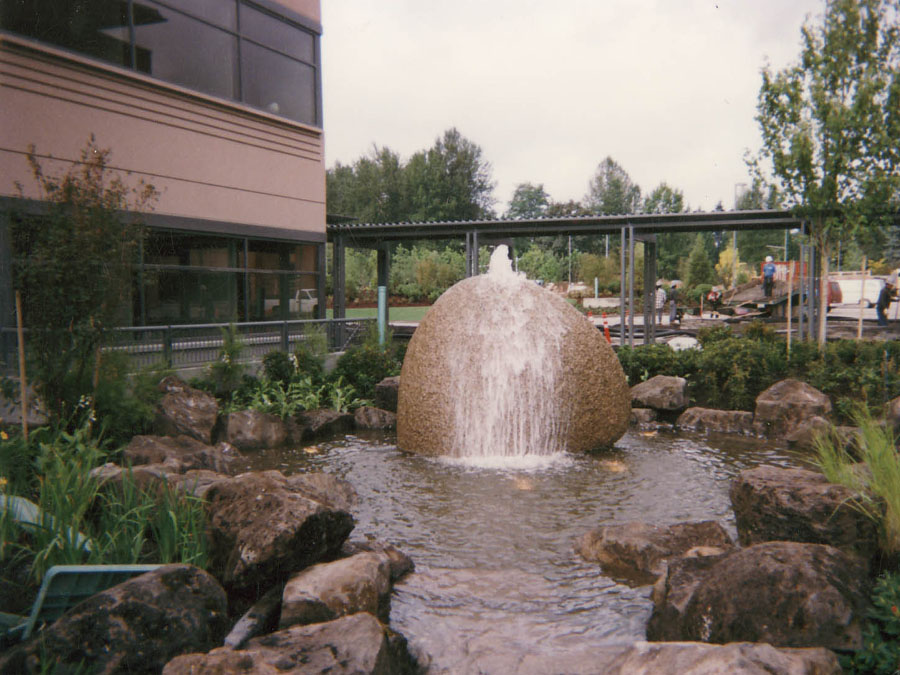 Microsoft Campus Water Feature