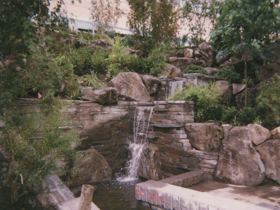 Microsoft Campus Water Feature