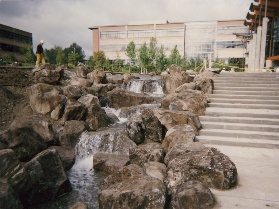 Microsoft Campus Water Feature