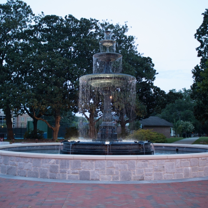 Tattnall Square Park Fountain