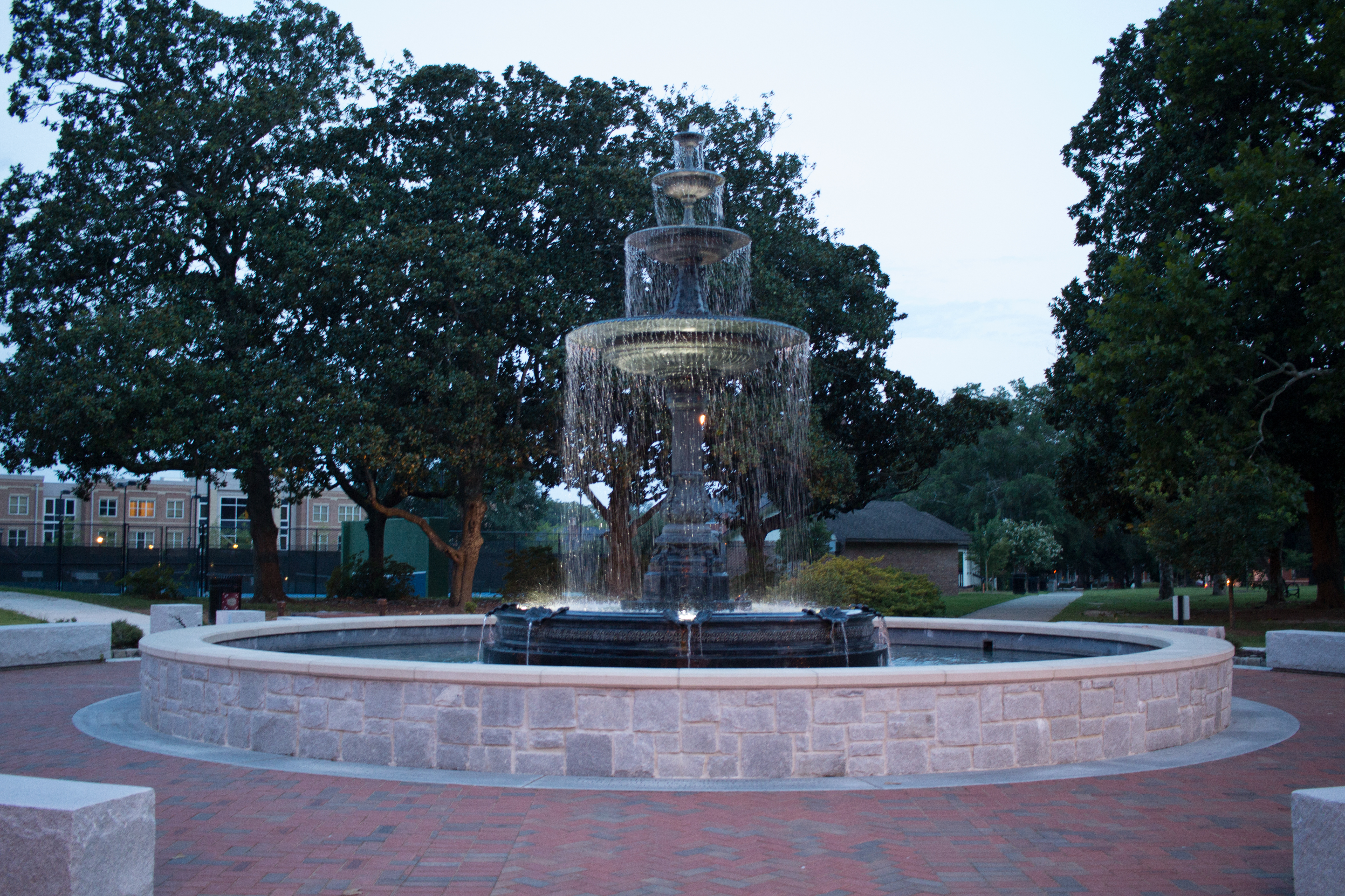 Tattnall Square Park Fountain