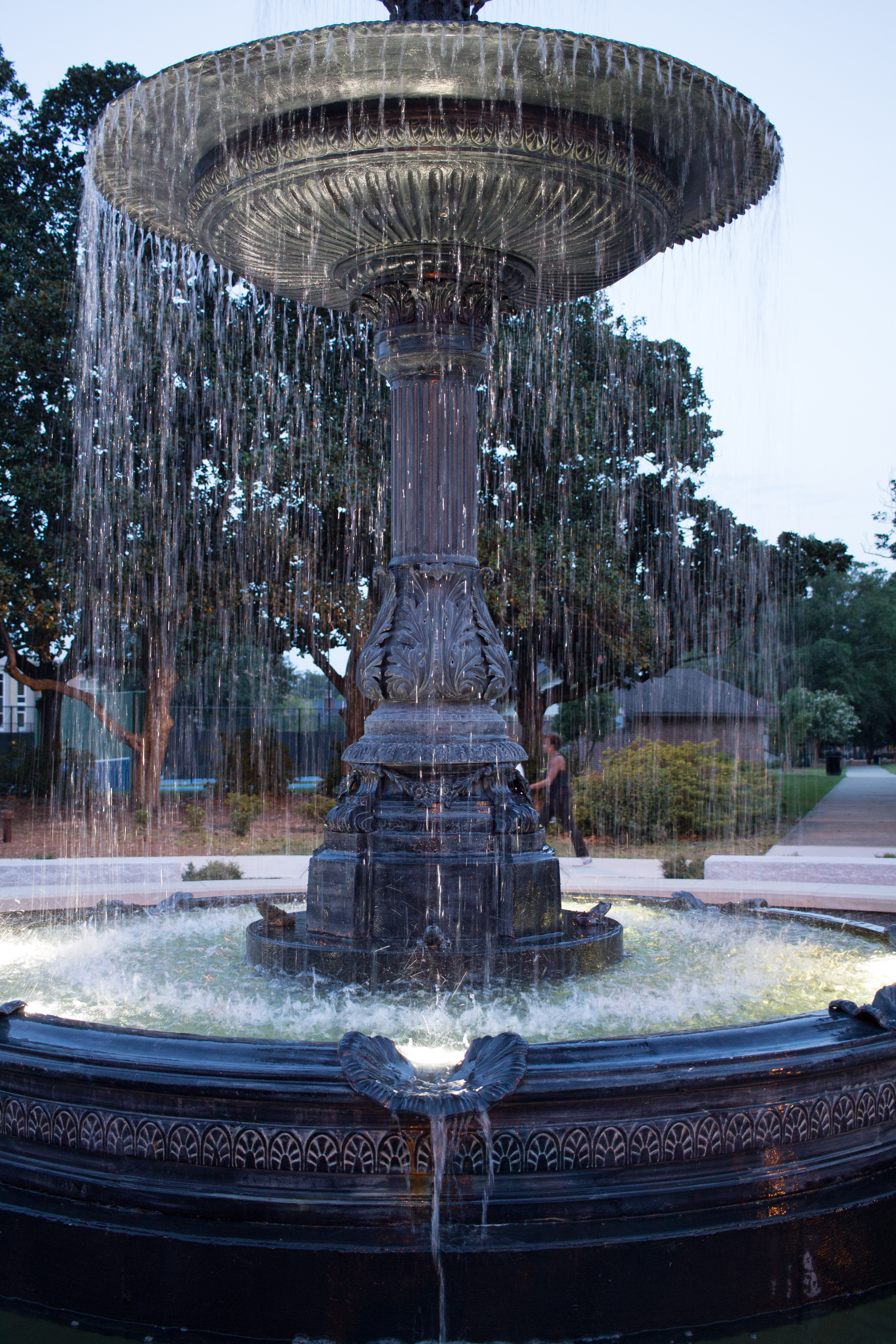 Tattnall Square Park Fountain