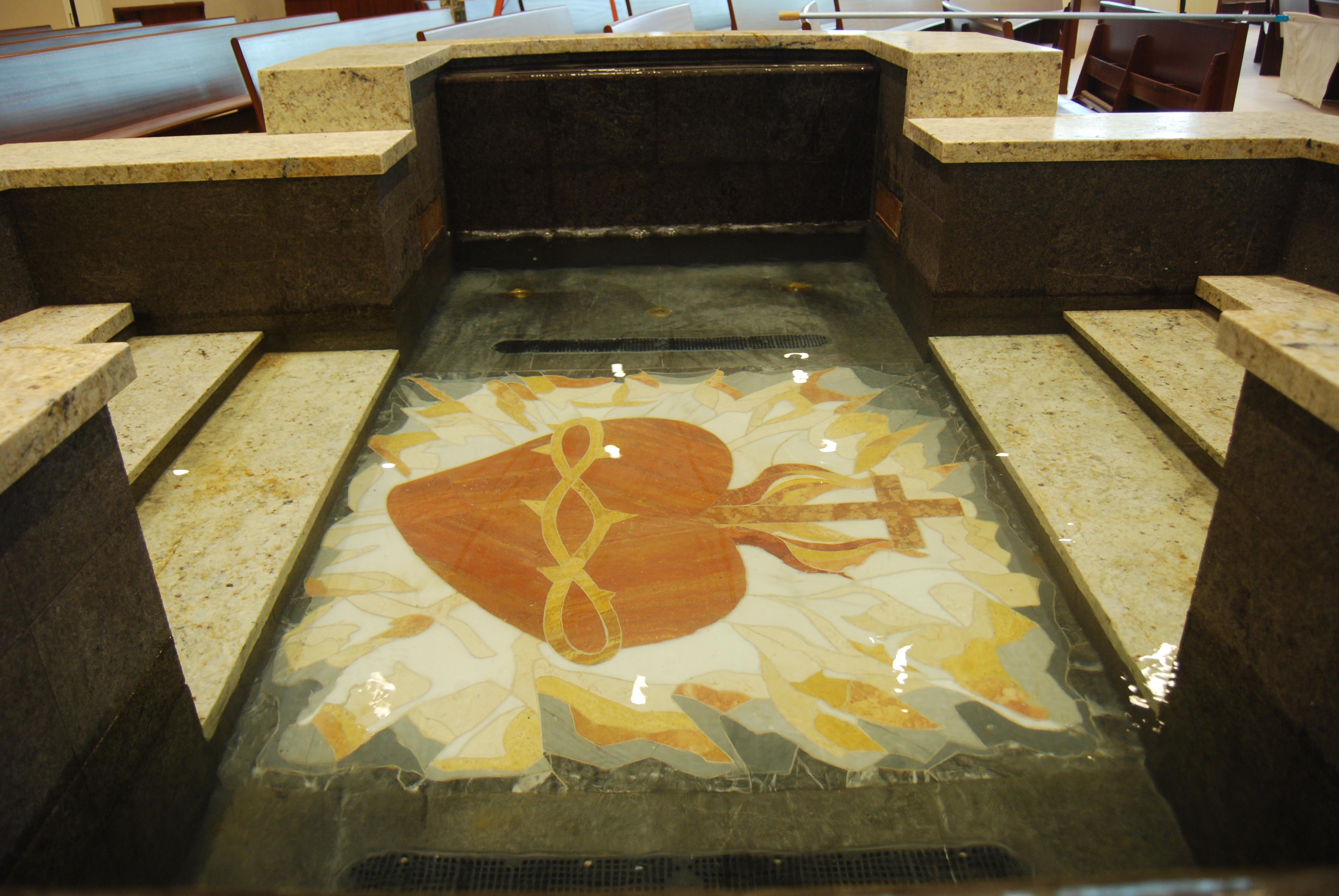 Sacred Heart Catholic Church Baptismal Font