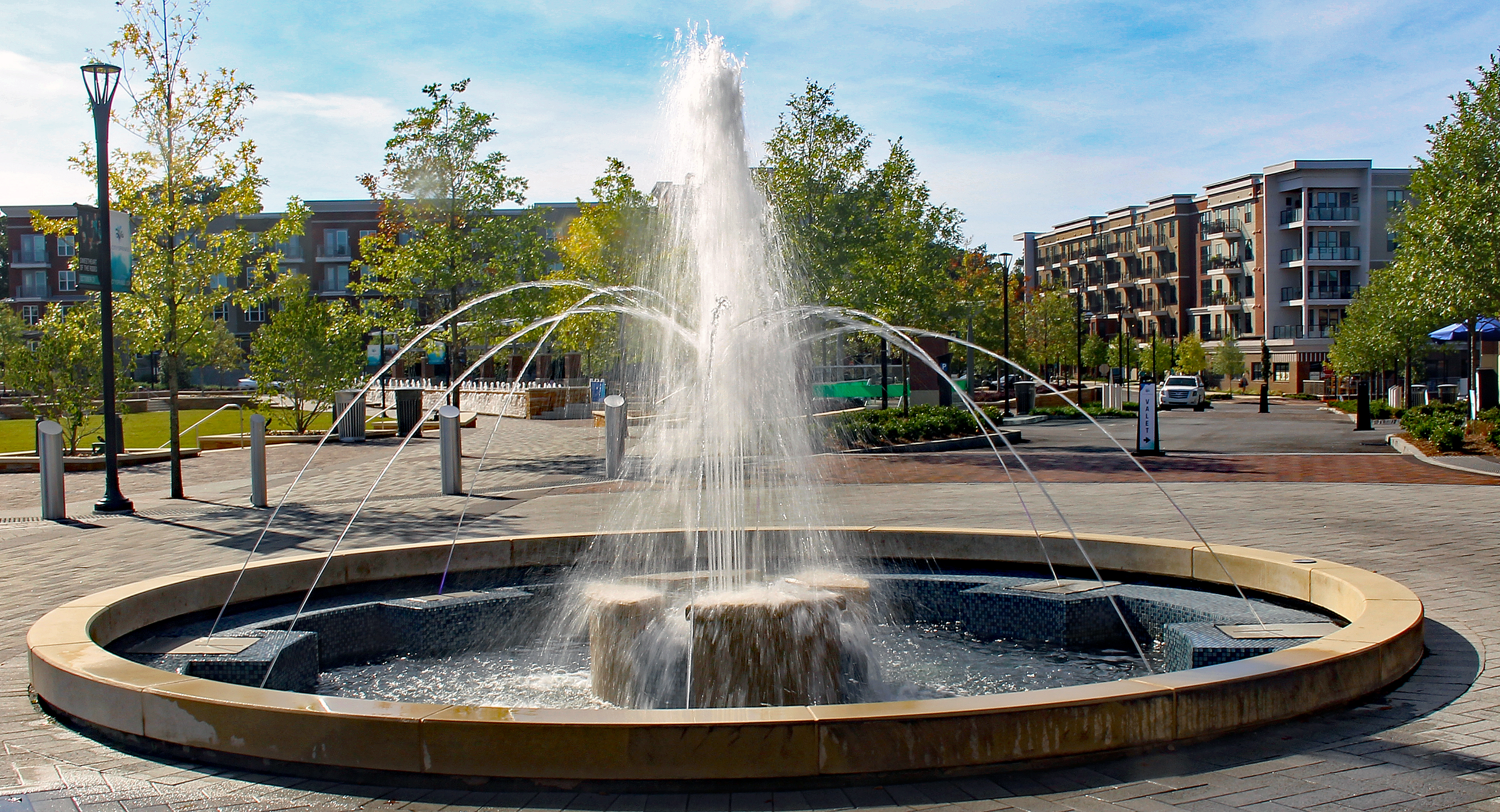 Sandy Springs City Center Arrival Court Fountain