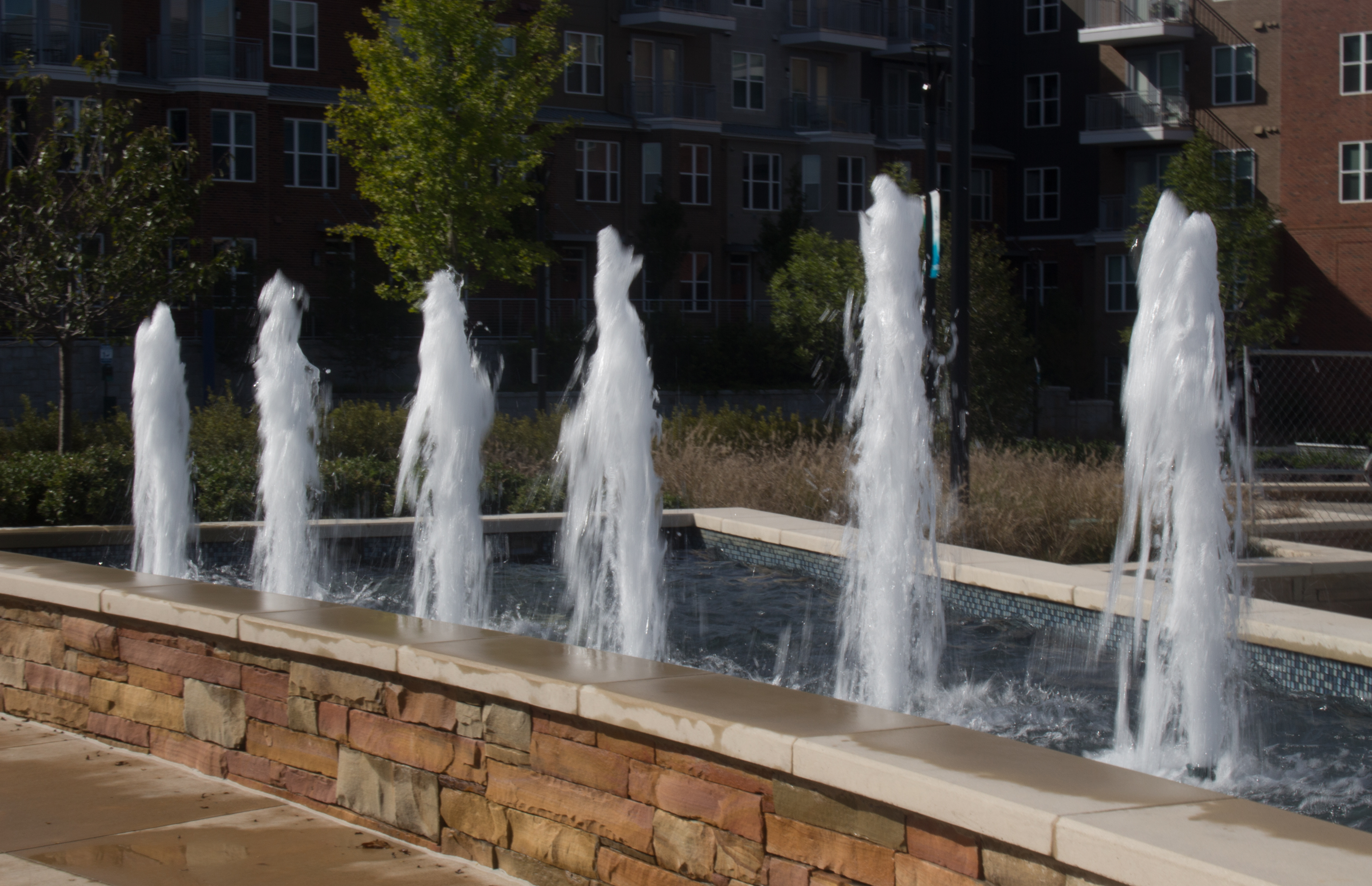 Sandy Springs Center West Plaza Fountain