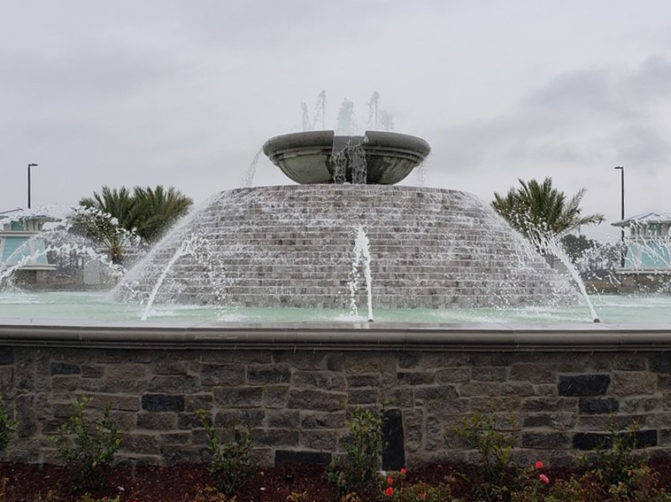 Lakeshore Entry Fountain