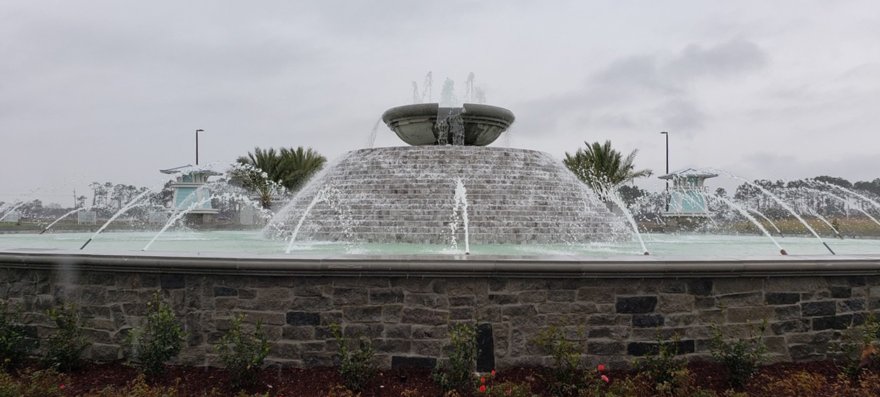 Lakeshore Entry Fountain