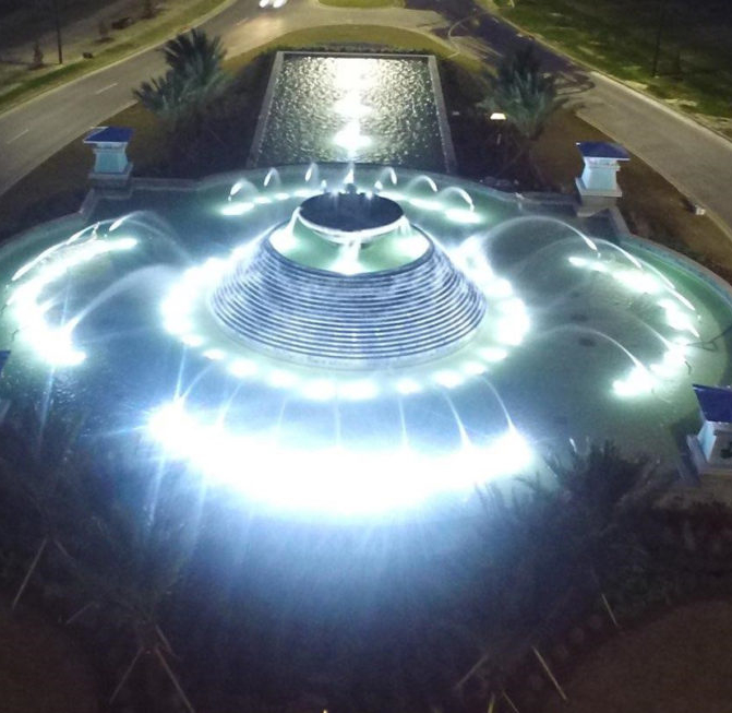 Lakeshore Entry Fountain Slidell, LA Project