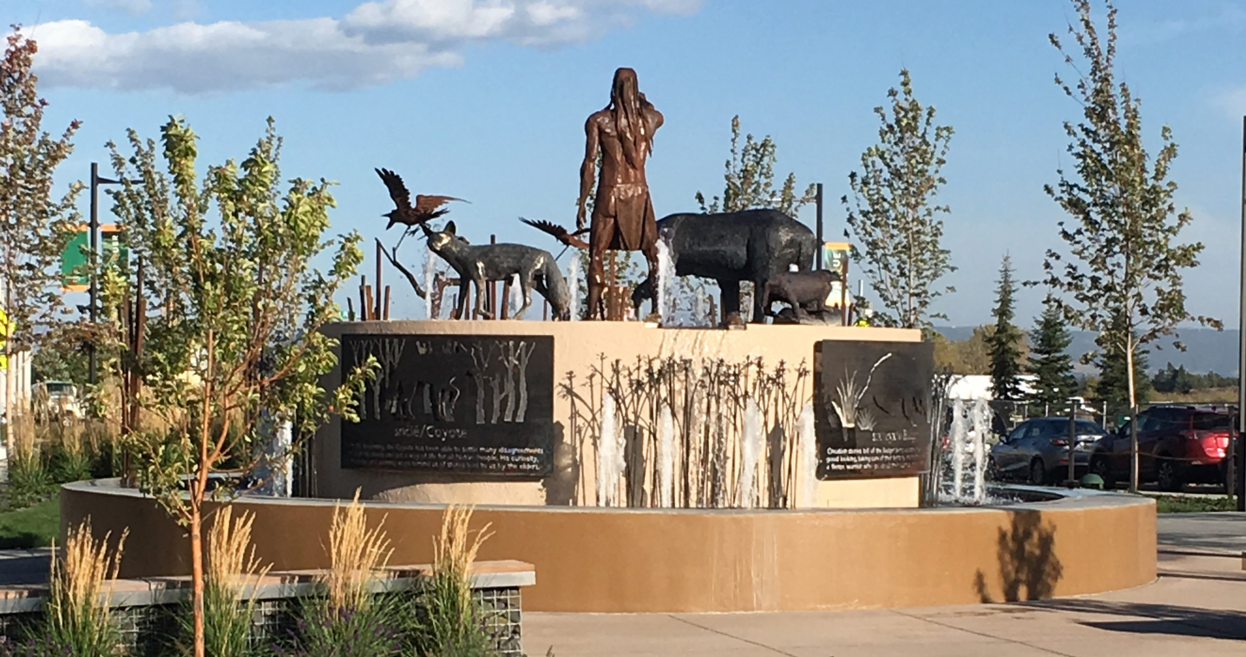 Northern Quest Casino Fountain day shot