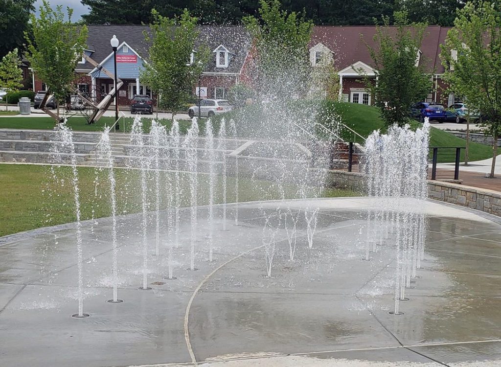 Powder Springs_splash pad Roman Fountains