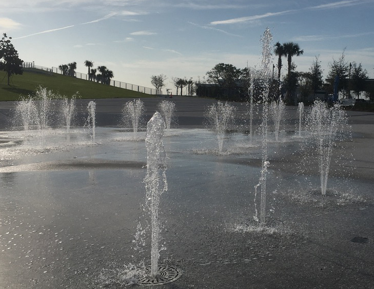 St. Pete Pier Interactive Water Feature