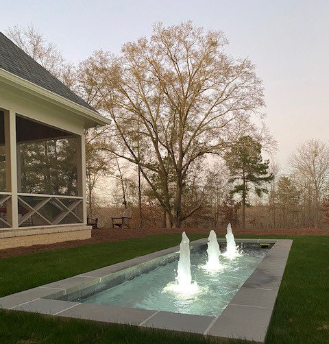 Residential Fountain with Cascade NozzlesWicker Environmental Design