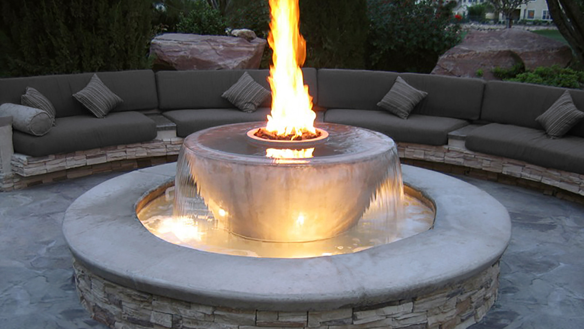 fire / water feature