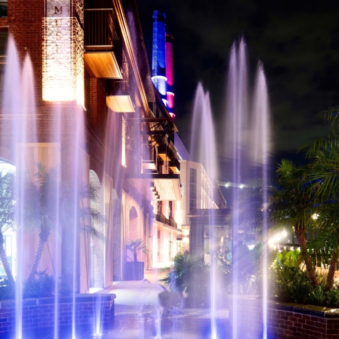 Plant Riverside District Interactive Fountain | Savannah, GA Project