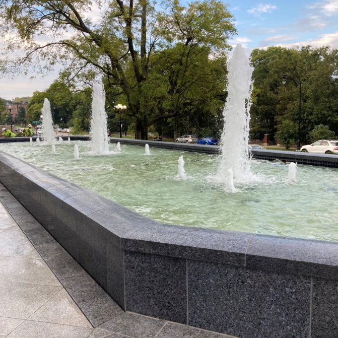 Belmont University Performing Arts Center Main Fountain