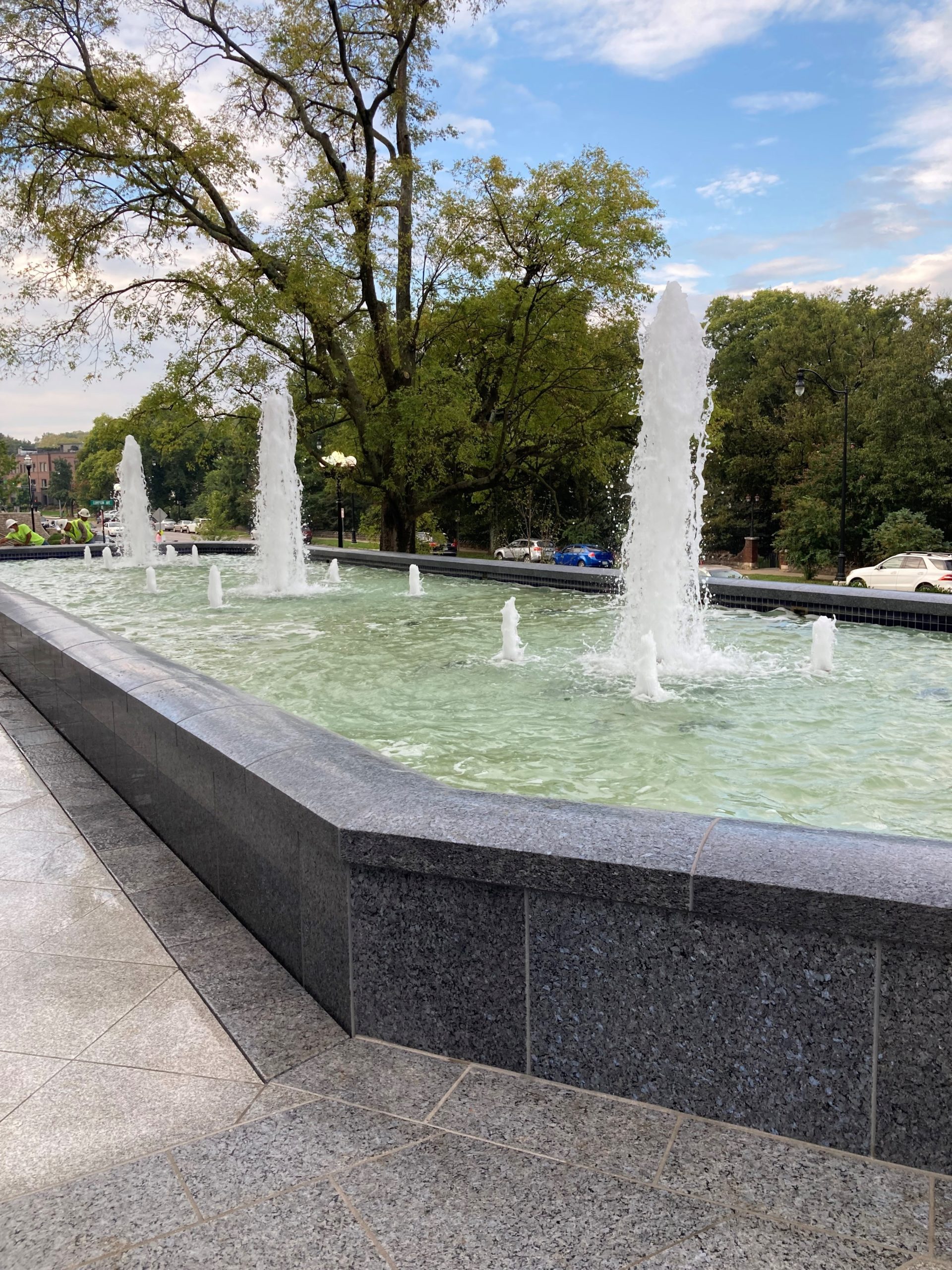 Belmont University Performing Arts Center fountain